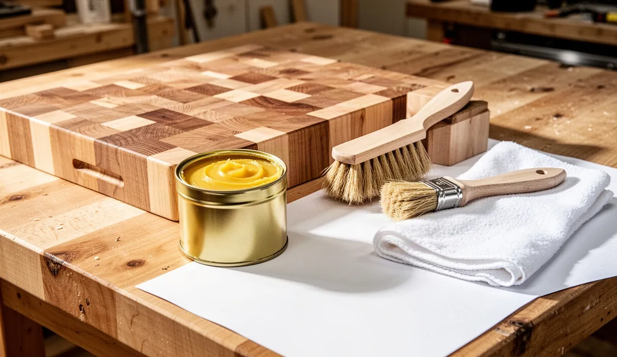 Caring for Unfinished Cutting Boards with Beeswax